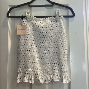 superdown Amanda smocked skirt